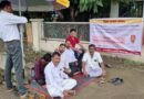 कामगार नेते रविश रासकर यांचे नवनागापुर MIDC कार्यालय येथे उपोषण